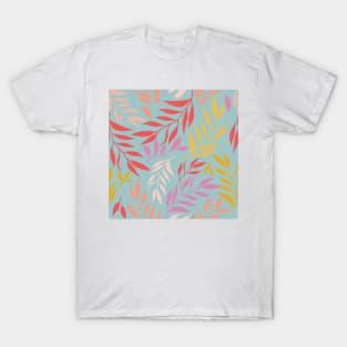 Pretty leaf repeat pattern T-Shirt